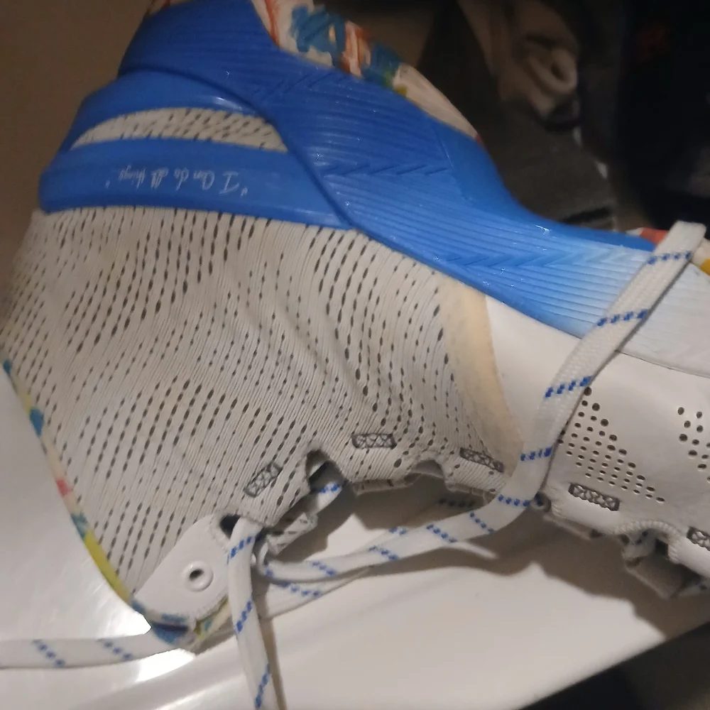 Under Armour Kids' Blue and White Athletic Shoes - Picture 4 of 7